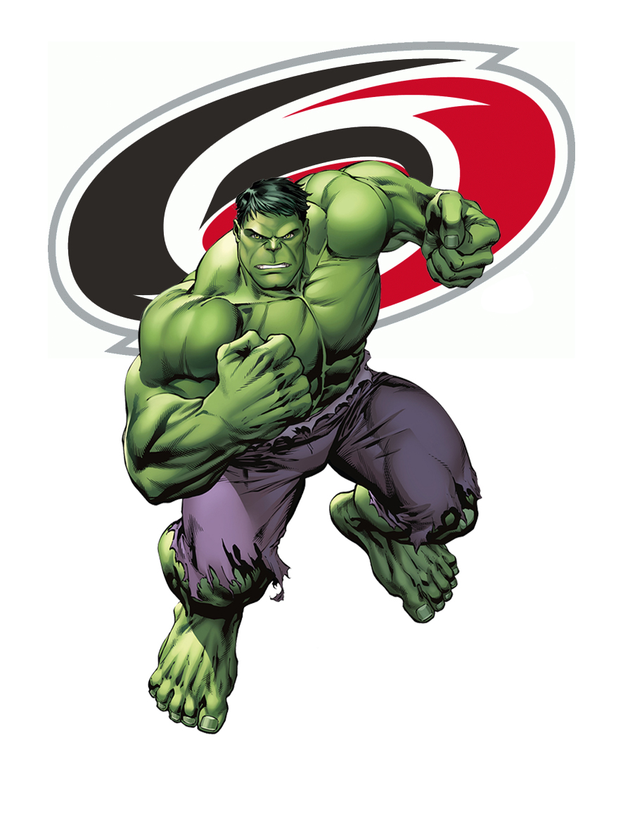 Carolina Hurricanes Hulk Logo vinyl decal